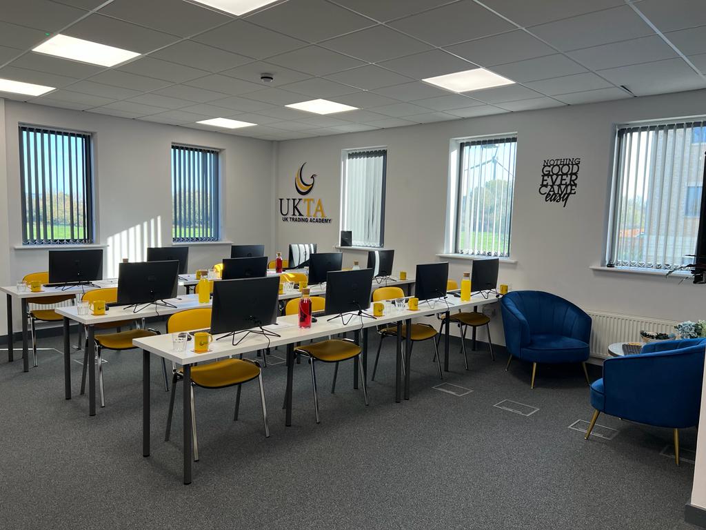 UK Trading Academy training room